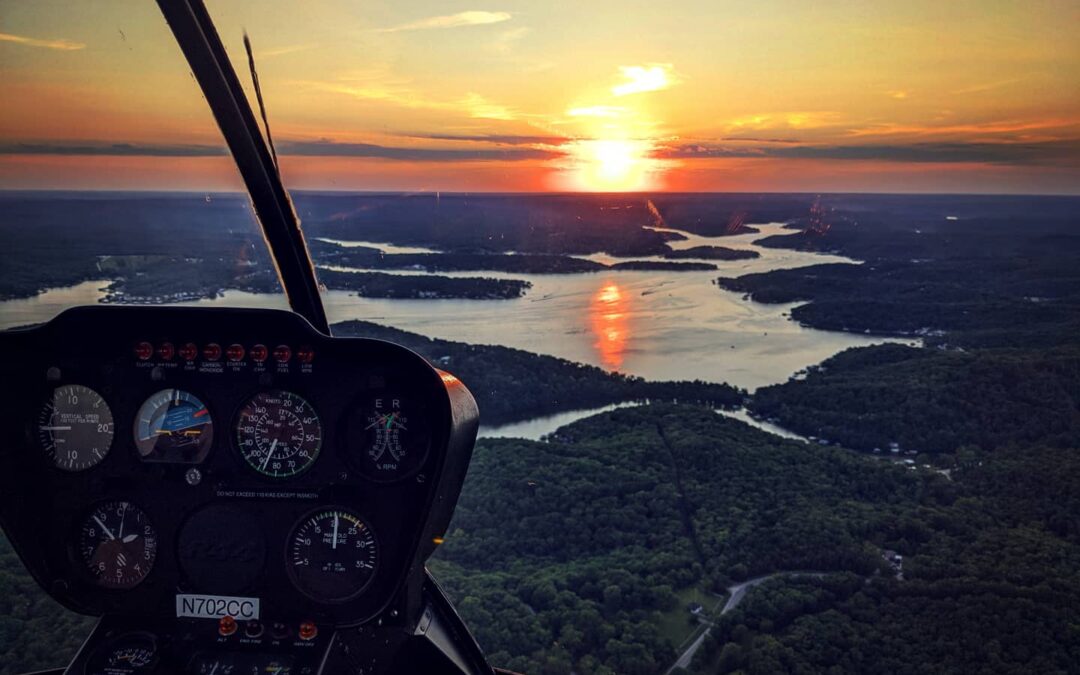 An Aerial Tour Of The Lake By LO Helicopter